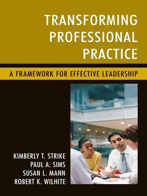 cover image of Transforming Professional Practice
